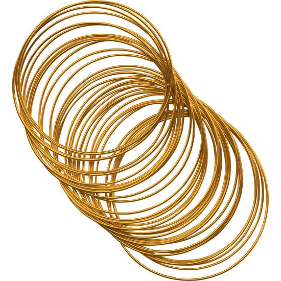 Picture of Aluminium Wire Anodized 1.5mm Gold  x10m