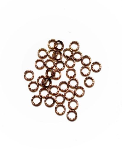 Picture of Split Ring 5mm Antique Brass  x100