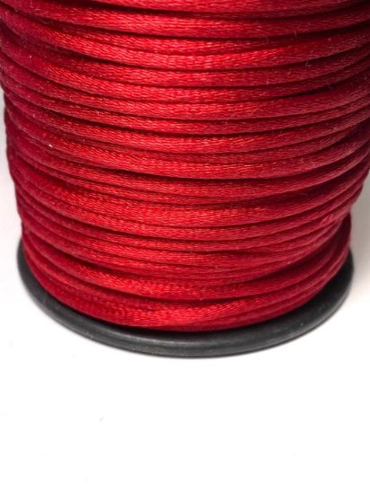 Picture of Satin Cord 2mm Red x35m