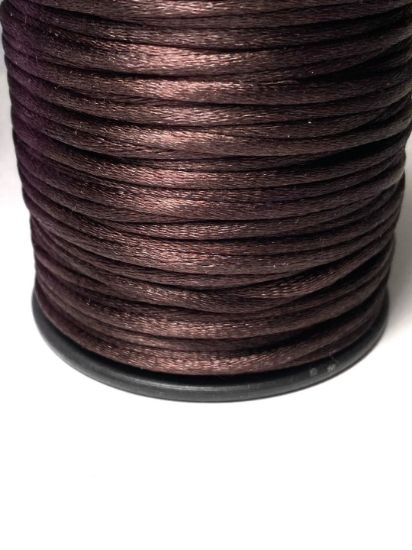 Picture of Satin Cord 2mm Brown x35m