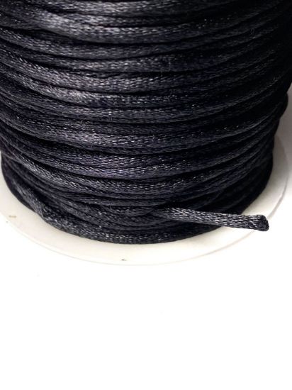 Picture of Satin Cord 2mm Black x40m