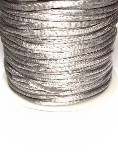Picture of Satin Cord 2mm Silver x40m