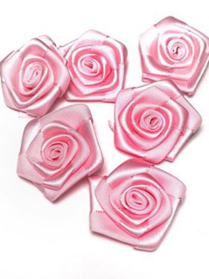 Picture of Fabric Rose 35-40mm Pïnk x5