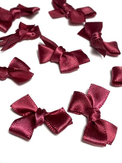 Picture of Bowknot Satin 30mm Red  x10