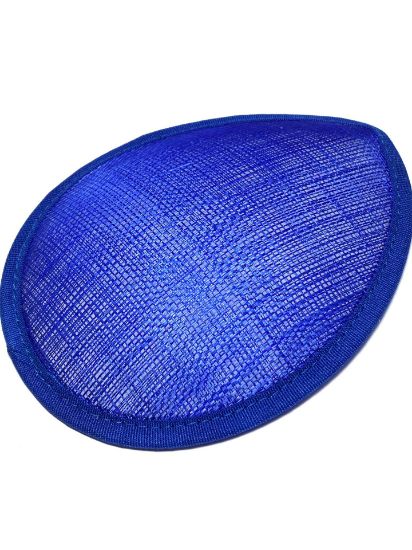 Picture of Teardrop Sinamay Fascinator Hat Base voor Millinery & Hat Making Dark Blue  x1