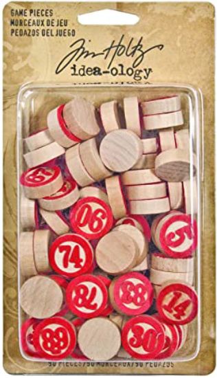 Picture of Tim Holtz - Idea-Ology Game Pieces 20mm x90