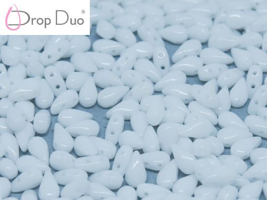 Picture of DropDuo® 3x6mm Chalk White x50