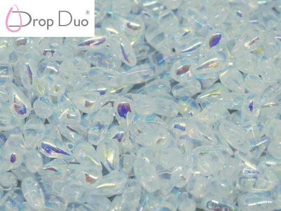 Picture of DropDuo® 3x6mm Crystal AB Full x50