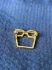 Picture of Vintage Eyeglass Holder 25x25 mm Gold Tone x1