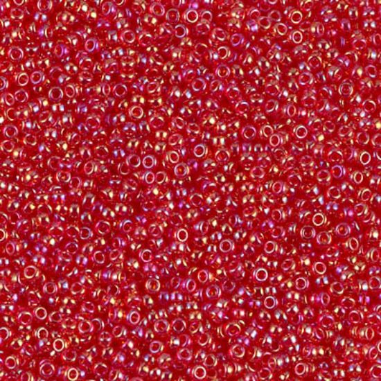 Picture of Miyuki Seed Beads 15/0 254 Transparent Red AB x10g