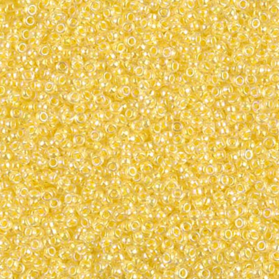 Picture of Miyuki Seed Beads 15/0 273 Lined Pale Yellow x10g