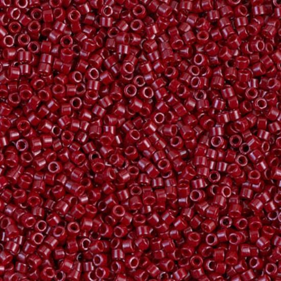 Picture of Miyuki Delica 11/0 DB654 Dyed Opaque Cranberry x10g