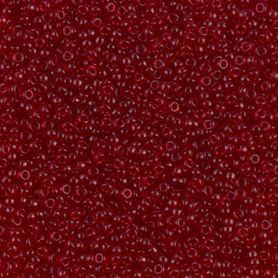 Picture of Miyuki Seed Beads 15/0 141 Transparent Ruby  x10g