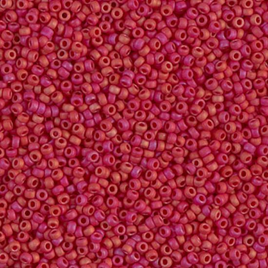 Picture of Miyuki Seed Beads 15/0 2076 Mat Red x10g
