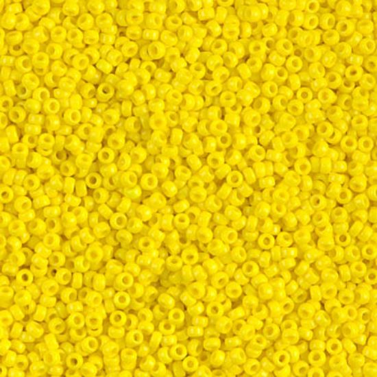 Picture of Miyuki Rocaille 15/0 404 Opaque Yellow x10g