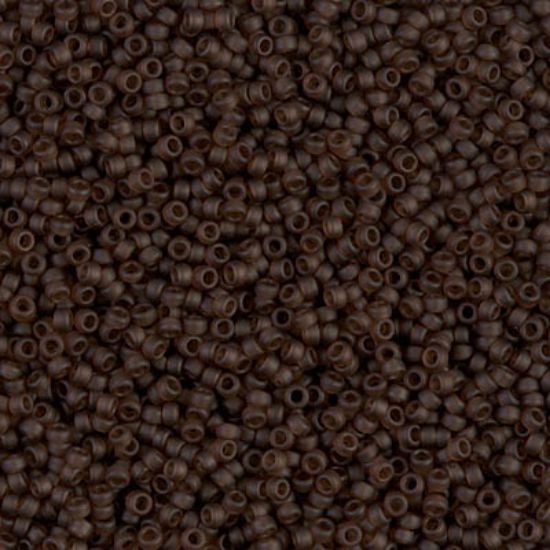 Picture of Miyuki Seed Beads 15/0 135F Mat Transparent Taupe x10g