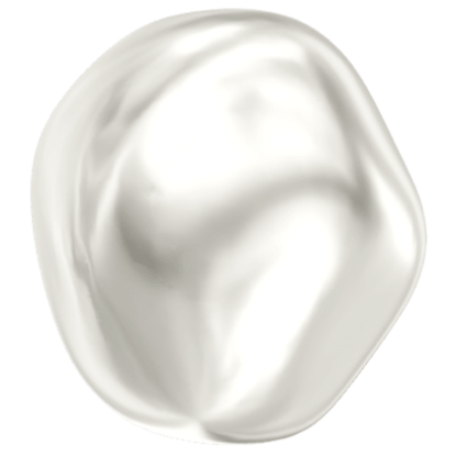 Afbeelding van Swarovski 5841 Baroque Round 8mm Crystal White Pearl x1