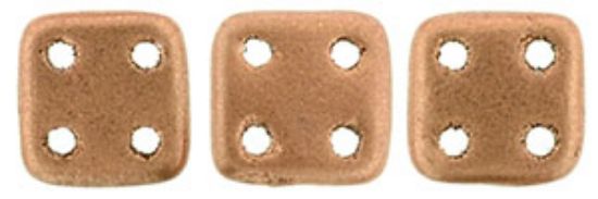 Picture of CzechMates QuadraTile 6mm Vintage Copper x10g