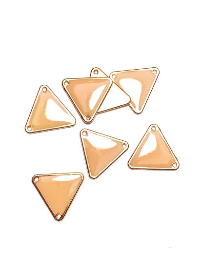 Picture of Connector Triangle with two holes Beige 20mm x8