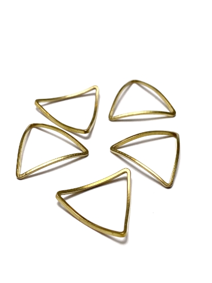 Picture of Component Triangle Wave 20mm Brass x4