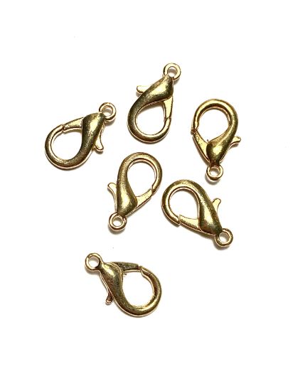 Picture of Premium Lobster Clasp 18mm Gold Plated x1