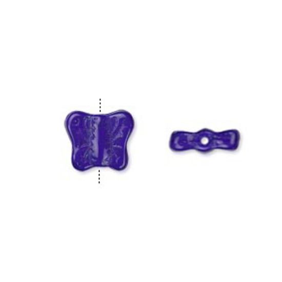 Picture of Butterfly Bead 11x9 mm Navy Blue x10