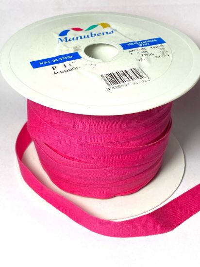 Picture of Manubens Ribbon cotton Rose 14mm x2m