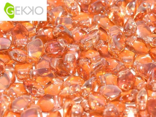 Picture of Gekko 3 x 5 mm Crystal Apricot Medium x10g