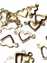 Picture of Link Heart 11x18mm Gold x10