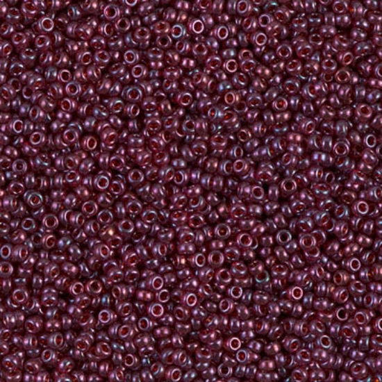 Picture of Miyuki Rocaille 15/0 313 Cranberry Gold Luster x10g
