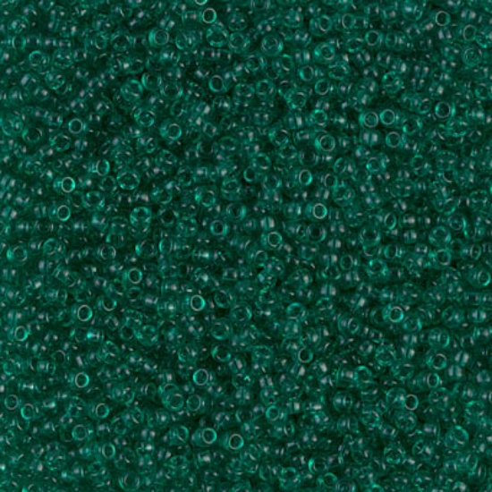 Picture of Miyuki Seed Beads 15/0 147 Transparent Emerald  x10g