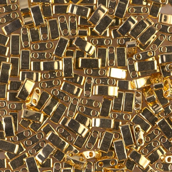 Picture of Miyuki Half Tila 191 24kt Gold Plated x5g