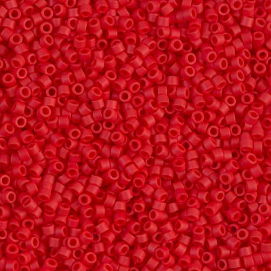 Picture of Miyuki Delica 11/0 DB753 Opaque Dark Red Mat x10g