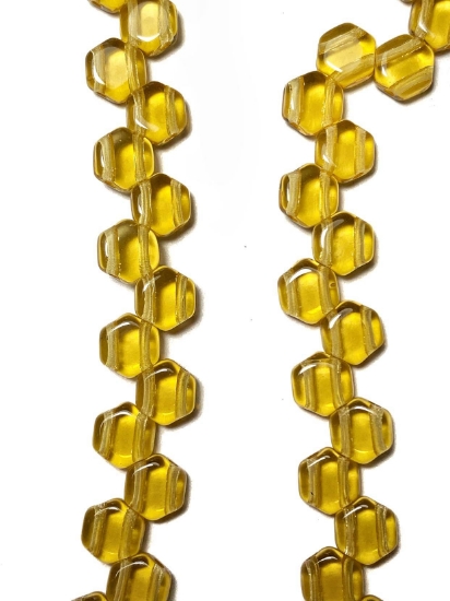 Picture of Honeycomb 6mm Transparent Topaz x30