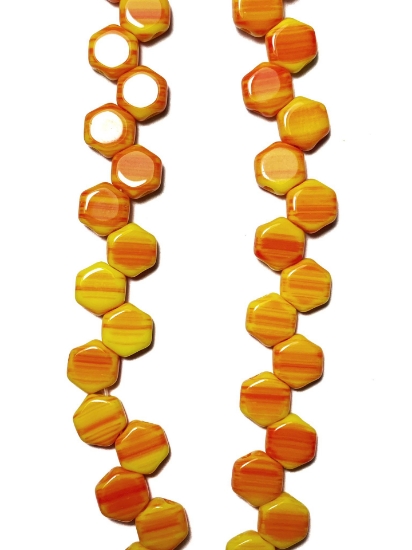 Picture of Honeycomb 6mm Hodge Podge Orange x30