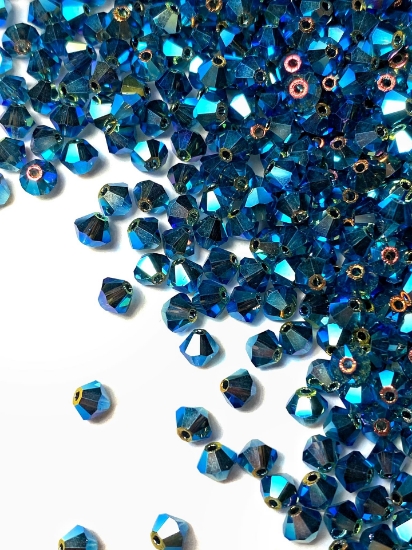 Picture of Preciosa Bead Rondell 4mm Montana AB2X x100