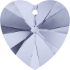 Picture of Swarovski 6228 Xilion Heart Pendant 10mm Provence Lavender x1