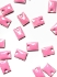 Picture of Candy Epoxy Rectangle 8x6mm Rose x1