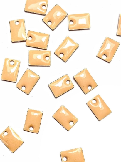 Picture of Candy Epoxy Rectangle 8x6mm Beige x1