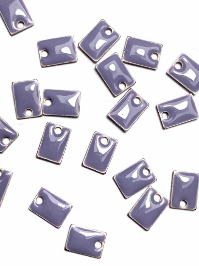 Picture of Candy Epoxy Rectangle 8x6mm Light Purple x1