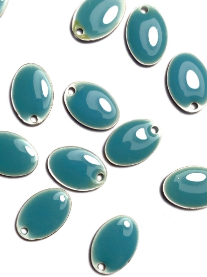 Picture of Candy Epoxy Oval 14x10mm Sky Blue x4