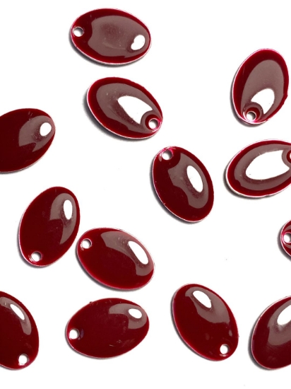 Picture of Candy Oval 14x10mm Bordeaux x4