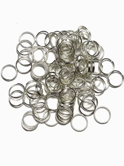Image de Split Ring 10mm Silver x100