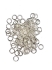 Picture of Premium Jump Ring 8x1,2mm Shiny Silver x50
