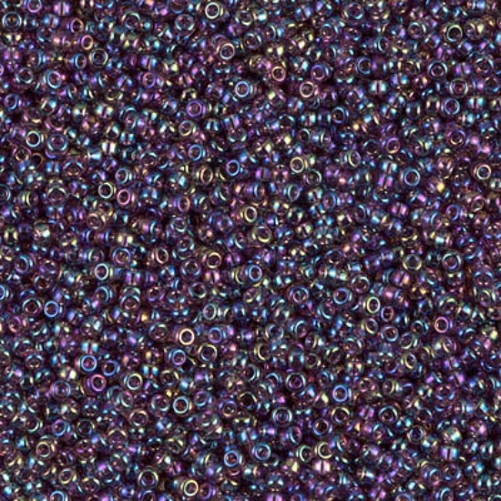 Picture of Miyuki Seed Beads 15/0 294 Dark Smoky Amethyst AB x10g