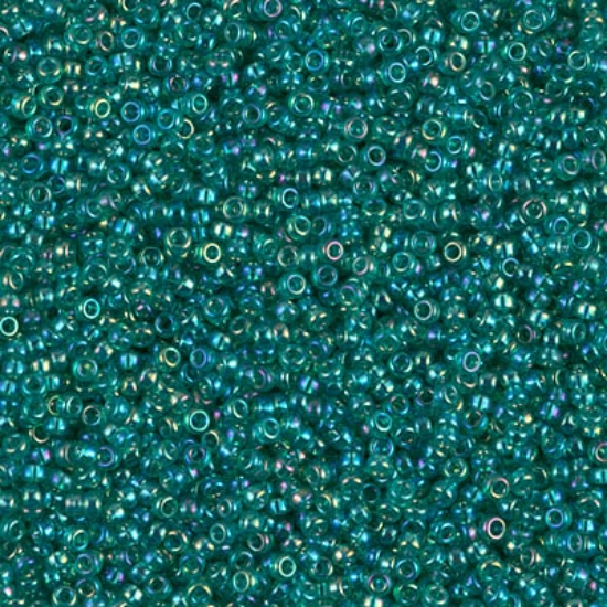 Picture of Miyuki Seed Beads 15/0 295 Transparent Emerald AB x10g