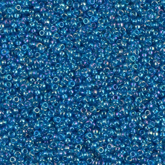 Picture of Miyuki Rocaille 15/0 291 Transparent Capri Blue AB x10g