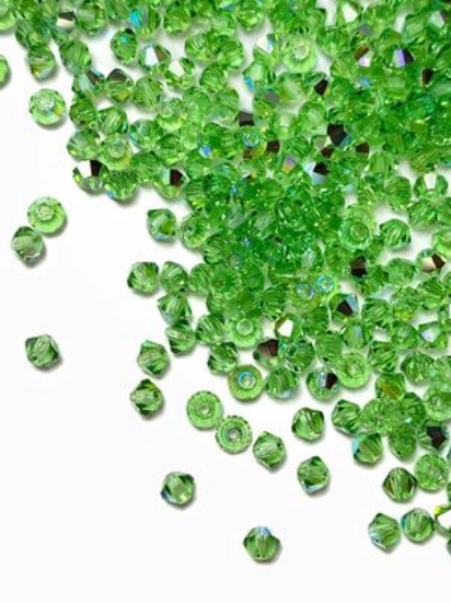 Picture of Preciosa Bead Rondell 4mm Peridot AB x100