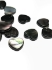 Picture of Black Lip Shell Heart 14mm x10
