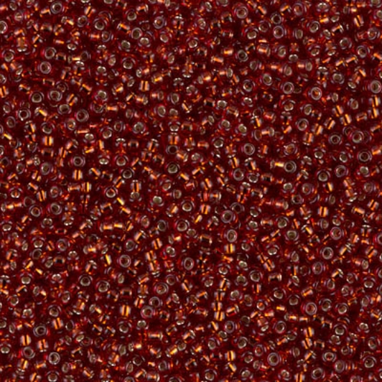 Picture of Miyuki Rocaille 15/0 11D Silver Lined Dark Ruby x10g